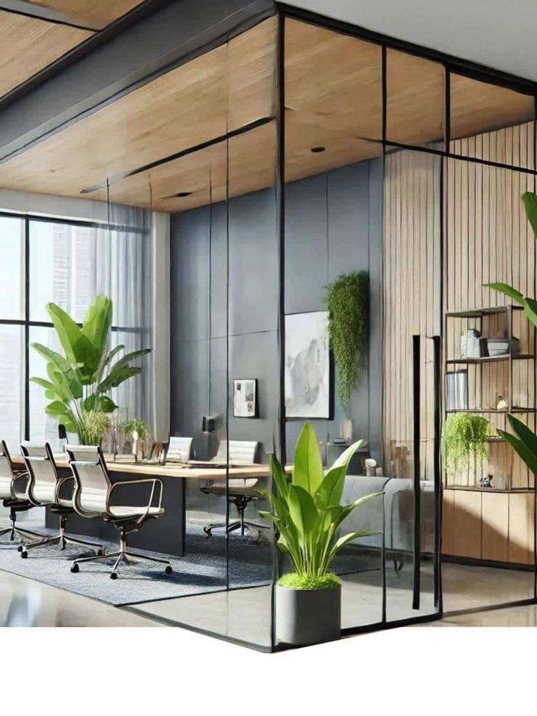 vanglaze office partition