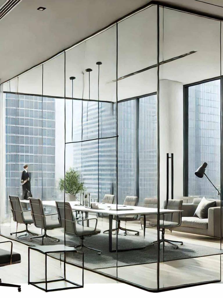 VanGlaze - glass office wall