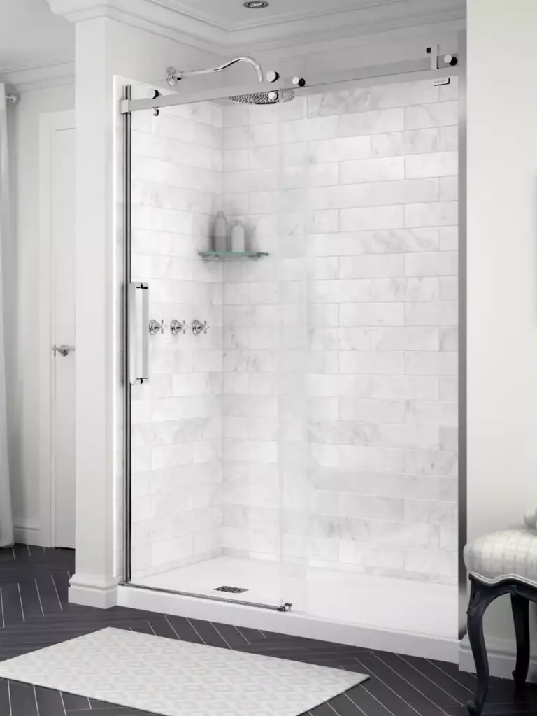 VanGlaze - sliding glass shower doors in Burnaby & Langley