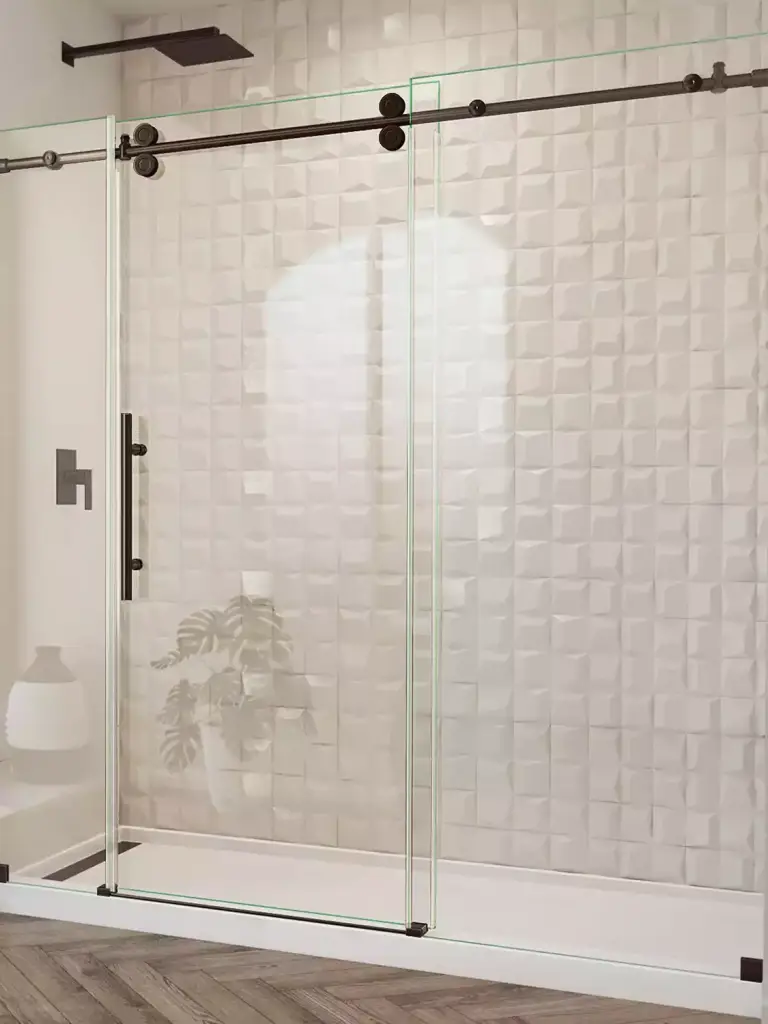VanGlaze - sliding glass shower doors in Burnaby & Langley