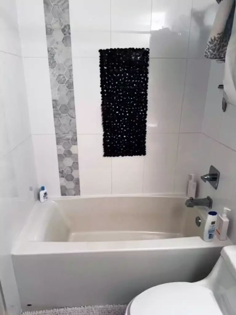 VanGlaze - sliding glass shower door on bathtub in Burnaby & Langley