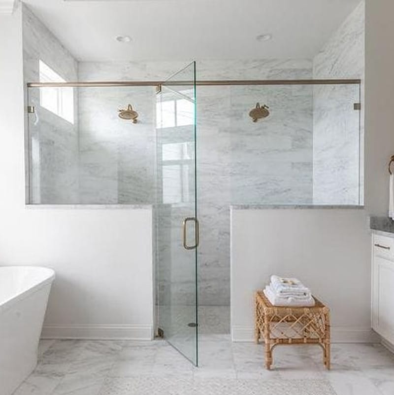 swing door shower glass vancouver