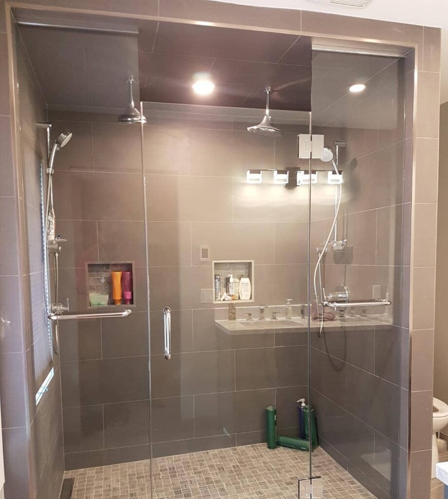 fixed shower glass installation burnaby