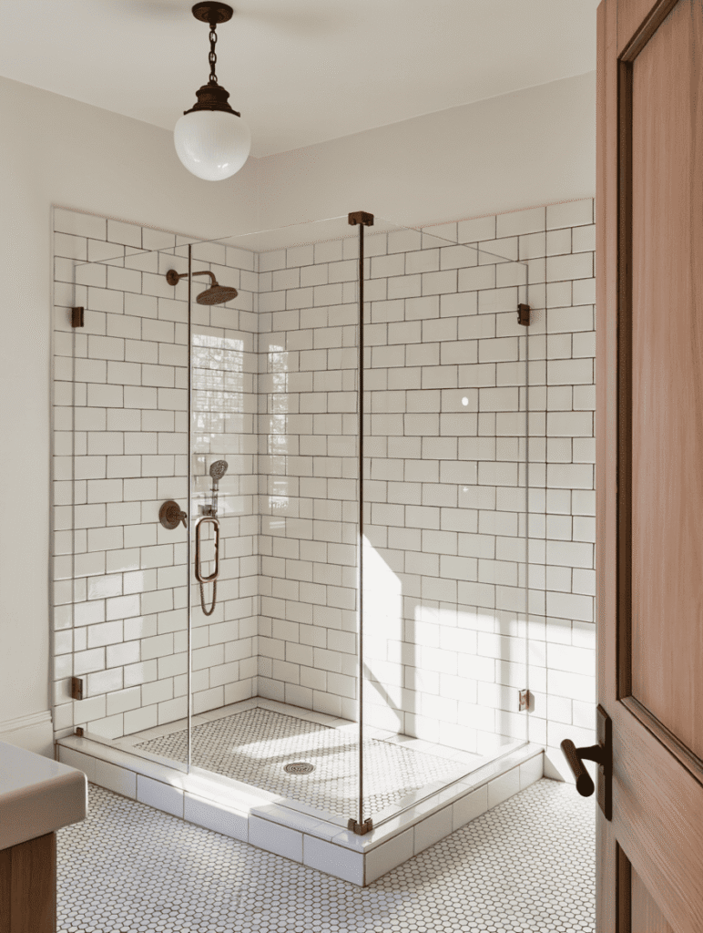glass shower doors in Surrey