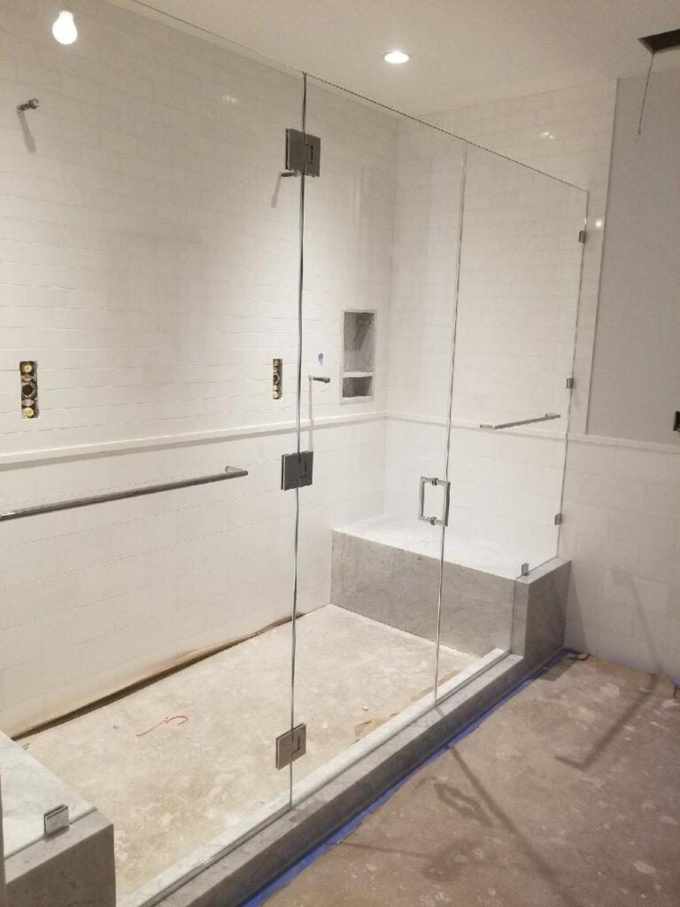 burnaby frameless shower door installation