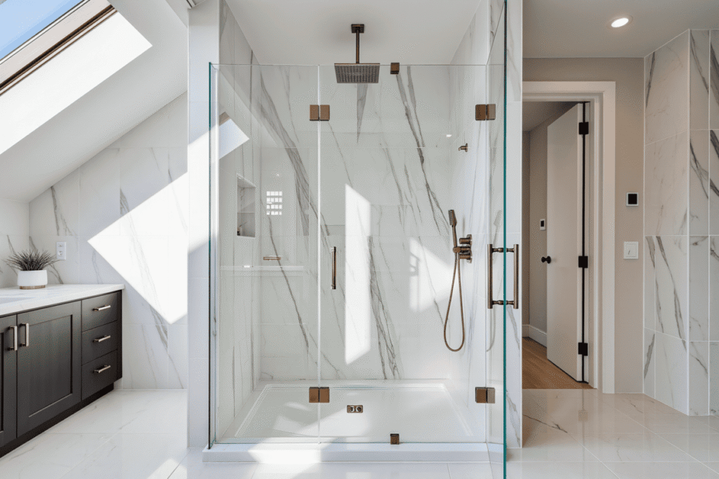 swing door glass instalation surrey