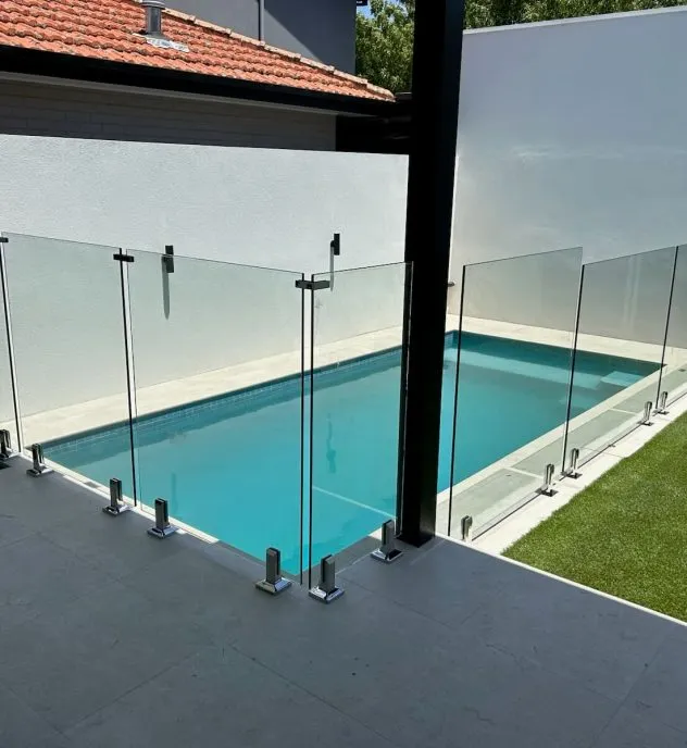 Semi frameless glass railing vancouver