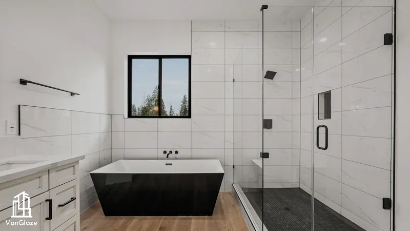 guide swinging shower doors
