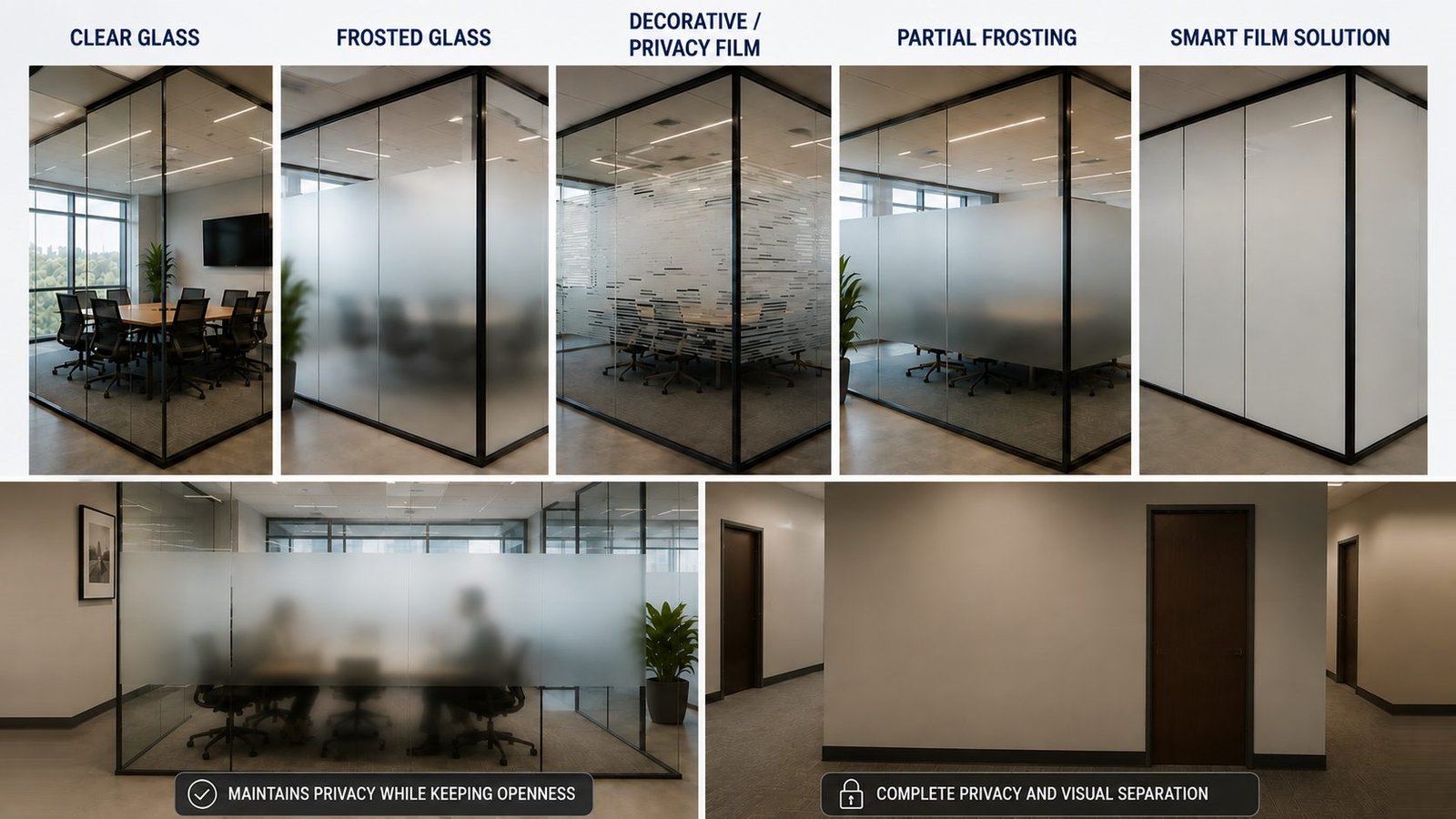 Glass Office Partitions vs. Drywall Offices: Pros, Cons & Key Differences 2