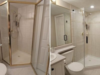 Before & After NEO angel shower