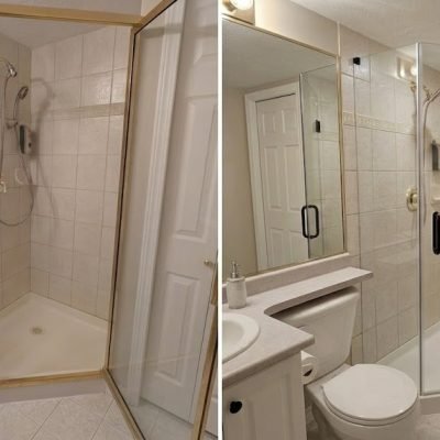 Before & After NEO angel shower