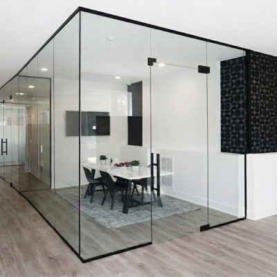 Glass Office Partition.