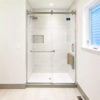 sliding glass shower door portfilo vanglaze in canada
